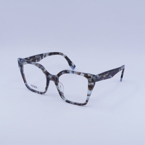 🕶️ New Fendi FE50002I 056 52mm Eyeglasses - Coloured Havana Frame - Picture 1 of 9